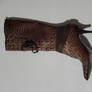Snake skin boots